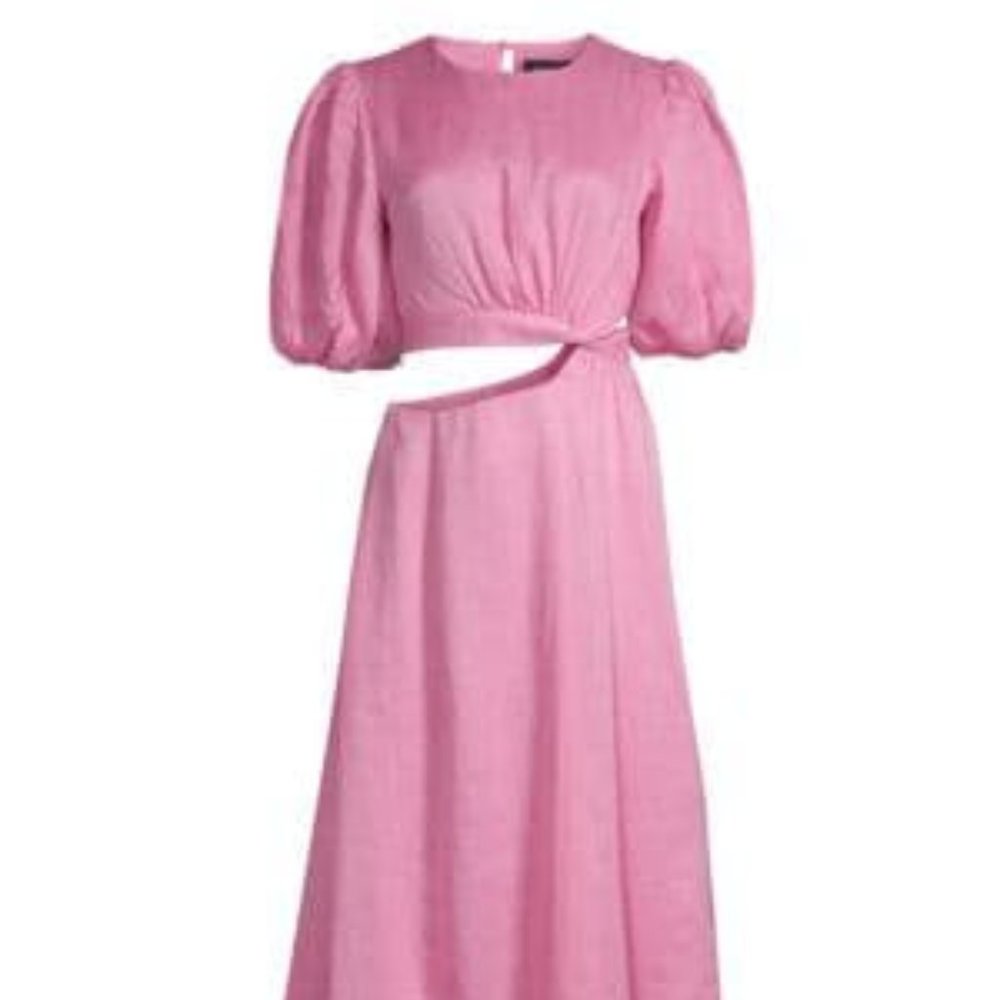 Bardot Impala Asymmetric Cut Out Midi-Dress